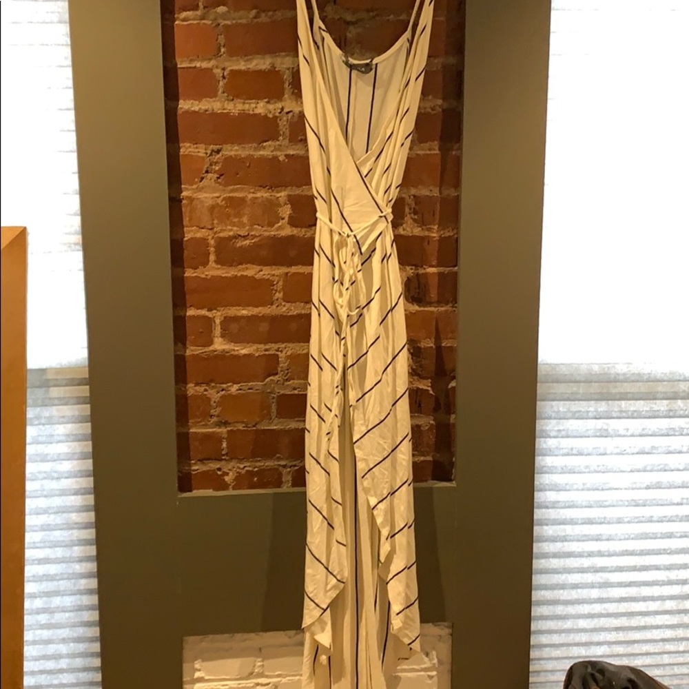 Striped Wrap dress